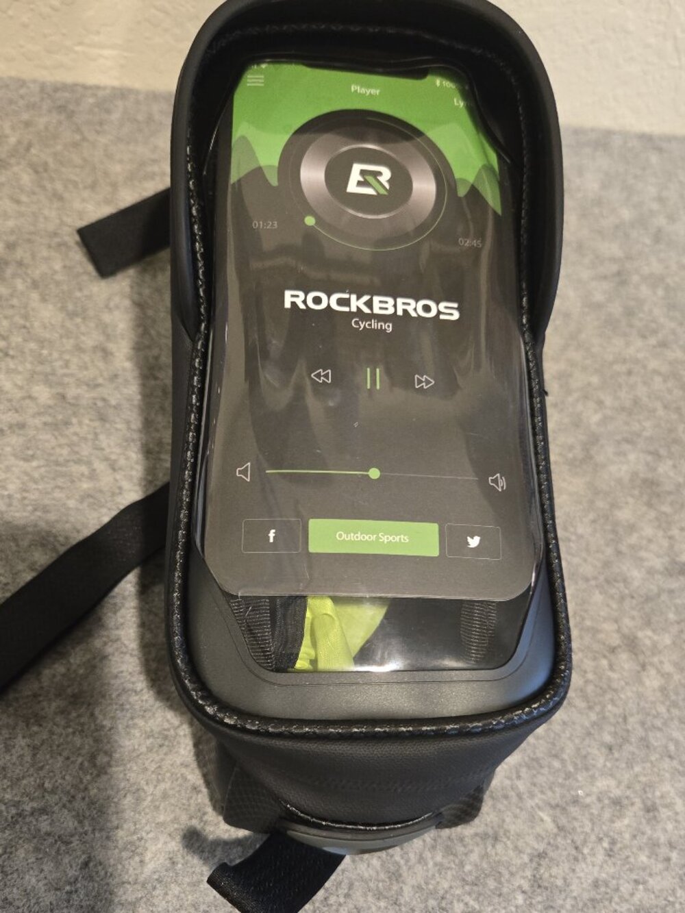 Rockbros Waterproof Cycling Bike Top Tube Bag New Pristine Condition
